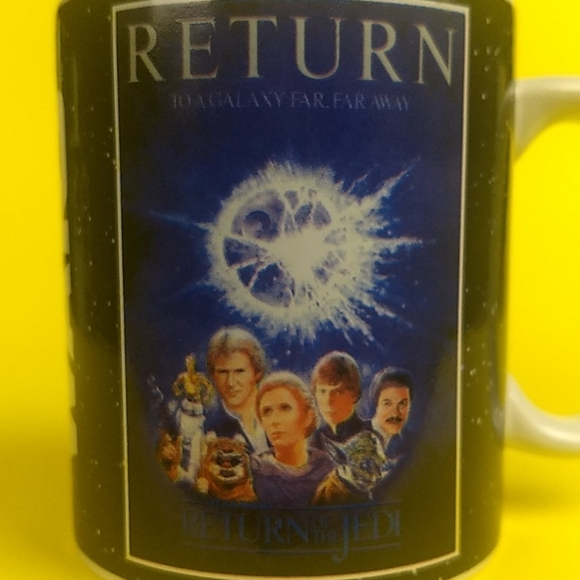 Star Wars Vtg 90s ROTJ stoneware mug - Picture 8 of 8